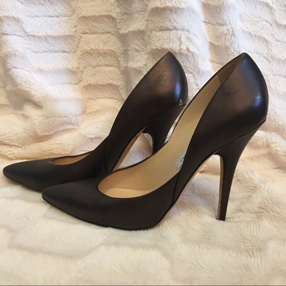 Jimmy Choo Shoes - Jimmy Choo Sharp Bronze Metallic Stiletto Sz 39